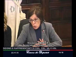 Roma - Audizioni sull’impatto in termini di genere della normativa previdenziale (23.11.15)