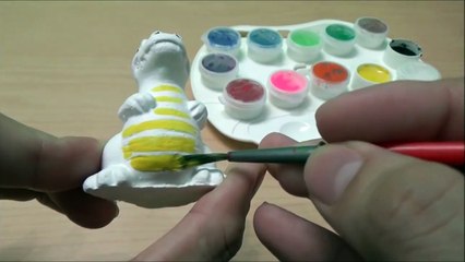 Tô màu khủng long bạo chúa ** Coloring T Rex Dinosaur Figure for Children
