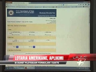 Si te aplikoni online per llotarine amerikane - News, Lajme - Vizion Plus