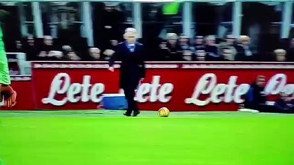 Inter-Frosinone Mancini crolla a terra!!!
