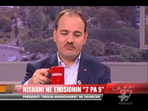 Presidenti Nishani në një mëngjes ndryshe në 7 pa 5 - News, Lajme - Vizion Plus
