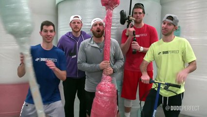 Bubble Wrap Battle | Dude Perfect
