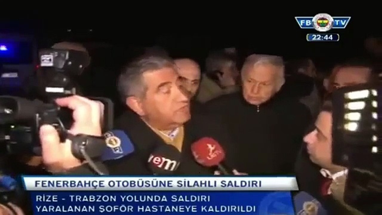 Fenerbahçe Otobüsüne Silahlı Saldırı ~ Rizespor vs Fenerbahçe 4 Nisan 2015