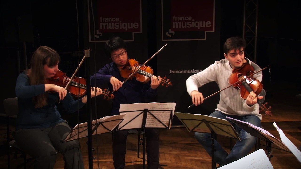 Arnold Schoenberg : "La Nuit transfigurée" (extrait) par  Li-Kung Kuo (violon), Anastasia Karizna (violon), Manuel Vioque-Judde (alto), Tanguy Parisot (alto), Jérémie Billet (violoncelle) et Adrien Bellom (violoncelle)  I le Live de la matinale
