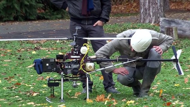 Démonstration de drone par l'IFSTTAR