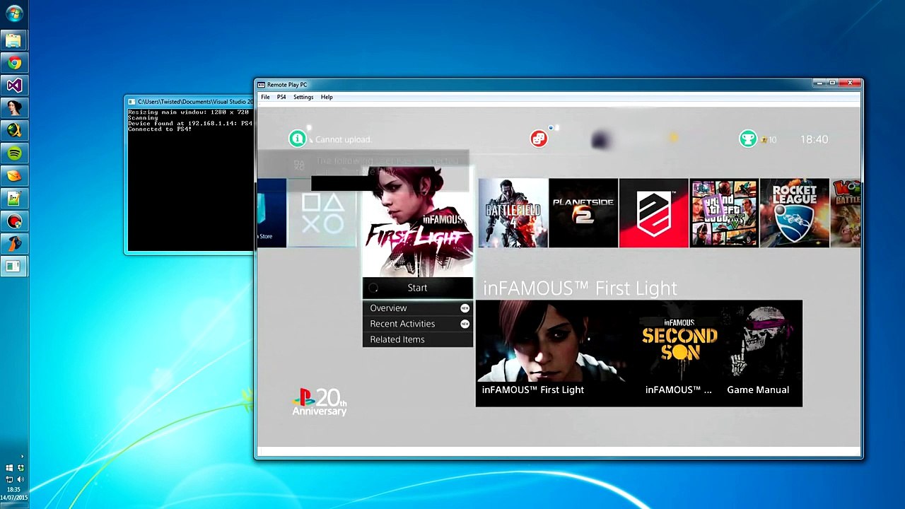 Remote Play PC / PS4