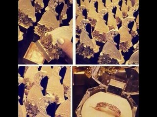 Diamond rings gifted to guests at royal Mariage in Kuwait
