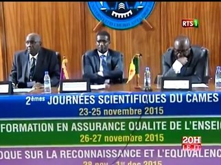 La journées scientifiques du CAMES