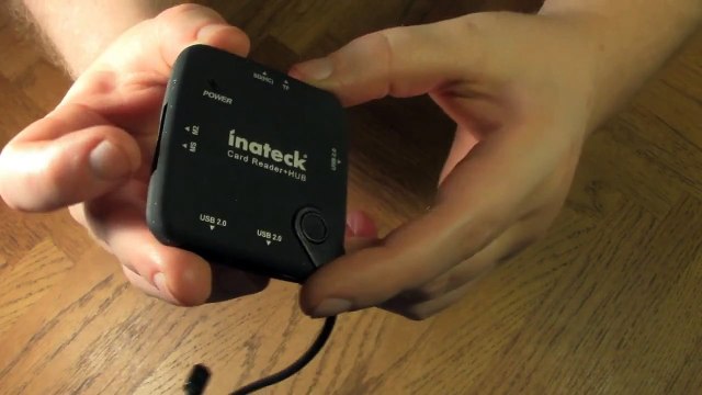 inateck HB3001G Micro USB Card Reader and 3 port USB hub for Samsung and other Devices