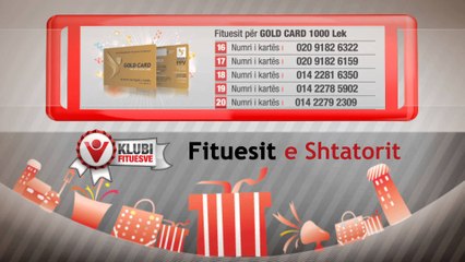 Klubi i Fituesve - Fituesit e muajit Shtator