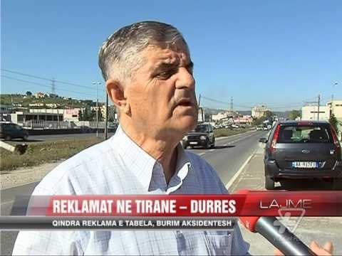 Qindra reklama e tabela, burim aksidentesh - News, Lajme - Vizion Plus