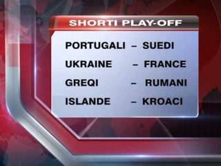 SHORTI I PLAY OFF FRANCA KUNDER UKRAINES, PORTUGALIA PERBALLE SUEDISE LAJM