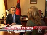 Shqipëria lobon për statusin - News, Lajme - Vizion Plus