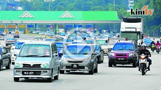 Kadar tol di lapan lebuh raya dibenar naik tahun depan