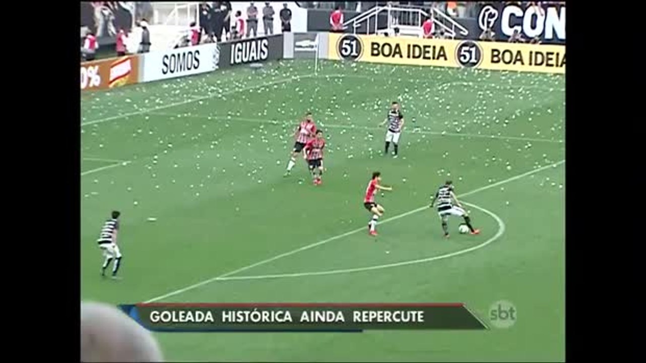 Com reservas, Corinthians humilha São Paulo em dia de festa