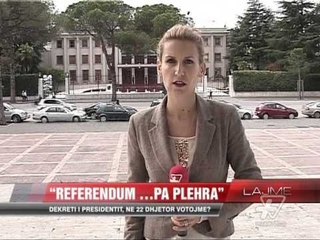 "Referendum ...pa plehra" - News, Lajme - Vizion Plus