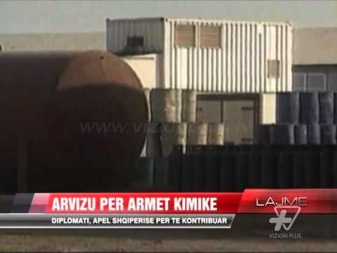 Arvizu, apel për te kontribuar për armët kimike - News, Lajme - Vizion Plus