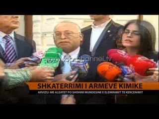 Arvizu për shkatërrimin e armëve siriane - Top Channel Albania - News - Lajme