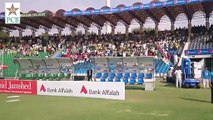 Pakistan v Zimbabwe - National Anthem at Gaddafi Stadium, Lahore