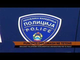 Punishte diplomash në Tetovë - Top Channel Albania - News - Lajme