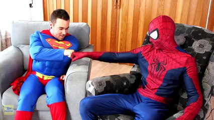 Download Video: Spiderman vs Superman vs Venom in Real Life! Spiderman & Superman Battle Venom Superhero Movie!