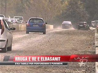Rruga e re e Elbasanit, zvarriten punimet  - News, Lajme - Vizion Plus