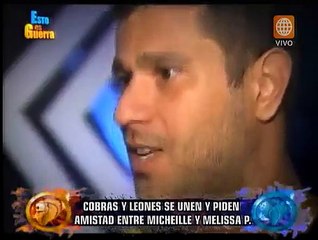 Esto es Guerra Michelle y Melissa Paredes: Ignacio Baladán no cree en su amistad 17/09/201