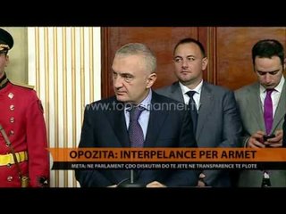 Opozita: Interpelance për armët - Top Channel Albania - News - Lajme