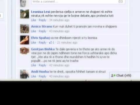 PA KOMENT DEBATI PER ARMET KIMIKE TE SIRISE ZJEN DHE NE FACEBOOK LAJM