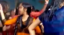 Lahore beautiful college girls dancing in rain