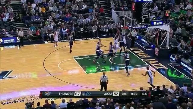 La contre-affaque éclair de Russell Westbrook et Kevin Durant