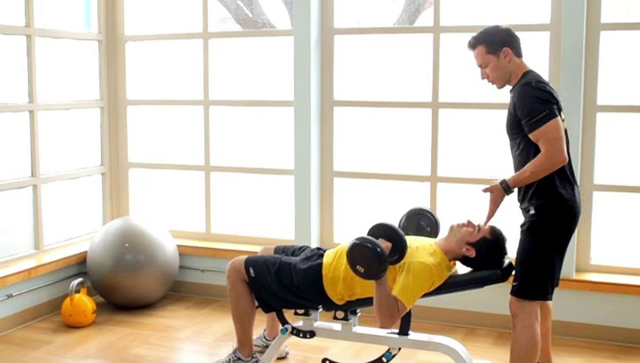 How to Spot a Partner on Dumbbells
