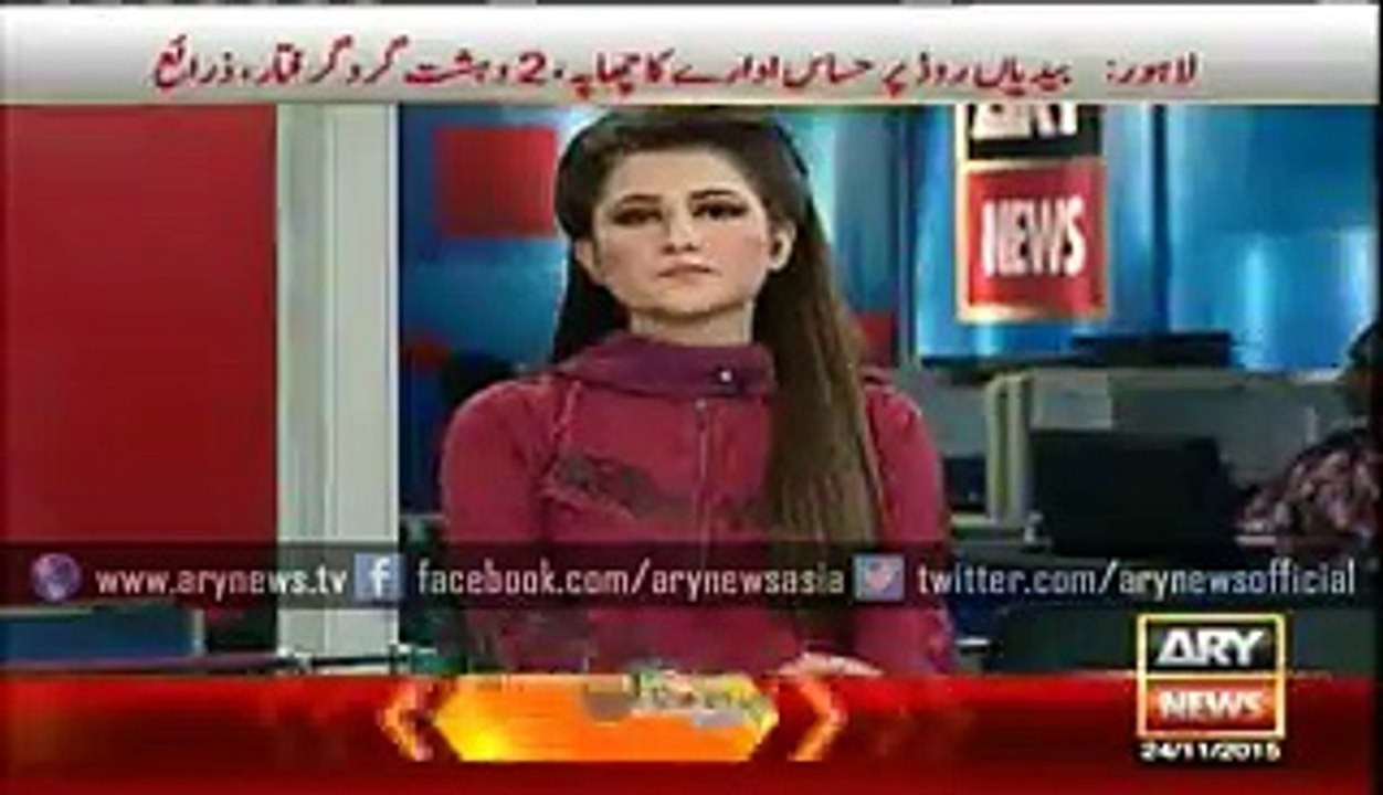 Ambulance catches fire in Islamabad
