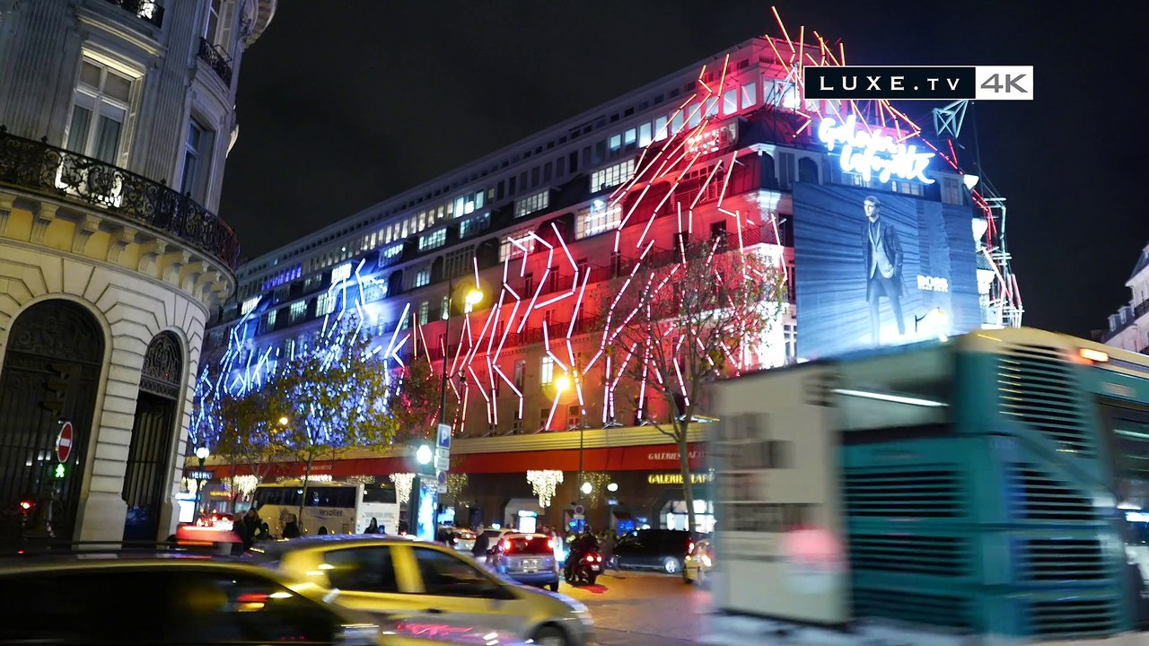 “Christmas from another planet” at the Galeries Lafayette