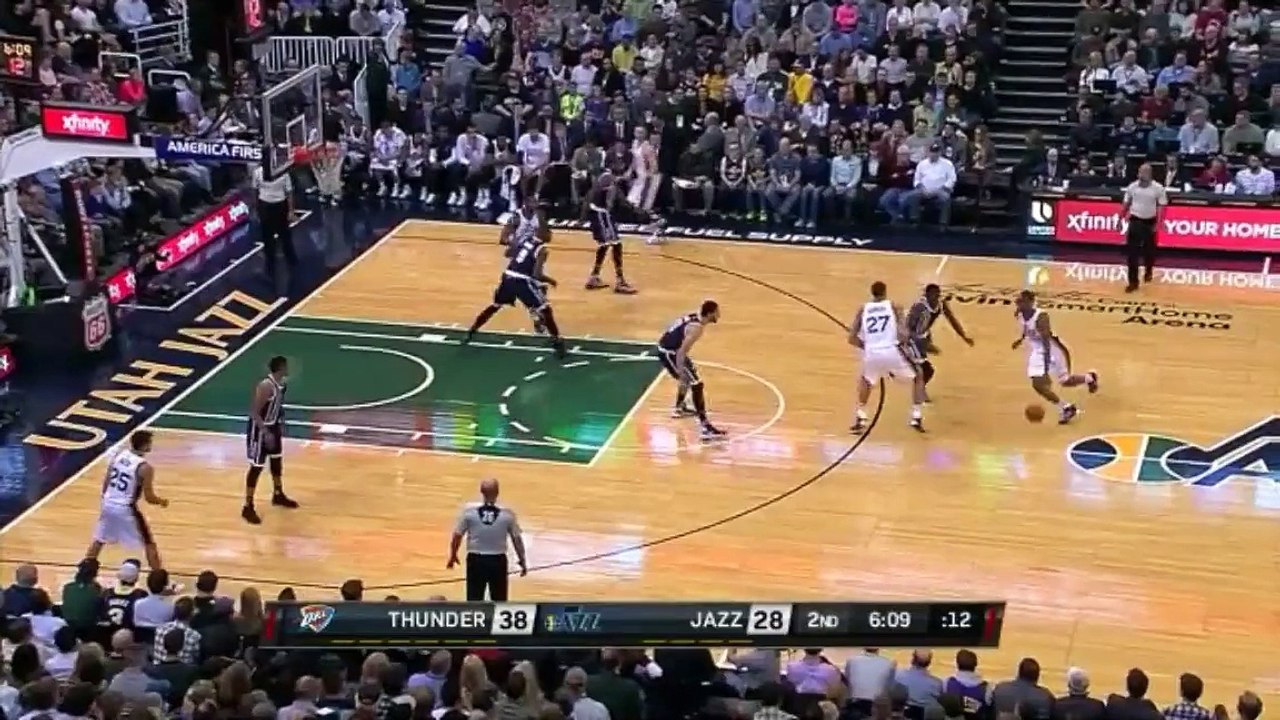 Rudy Gobert met un énorme dunk et envoie un message au Thunder