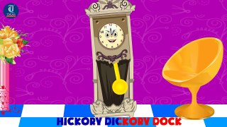 Hickory Dickory Dock Nursery Rhyme With Lyrics | Animation Video for Kids