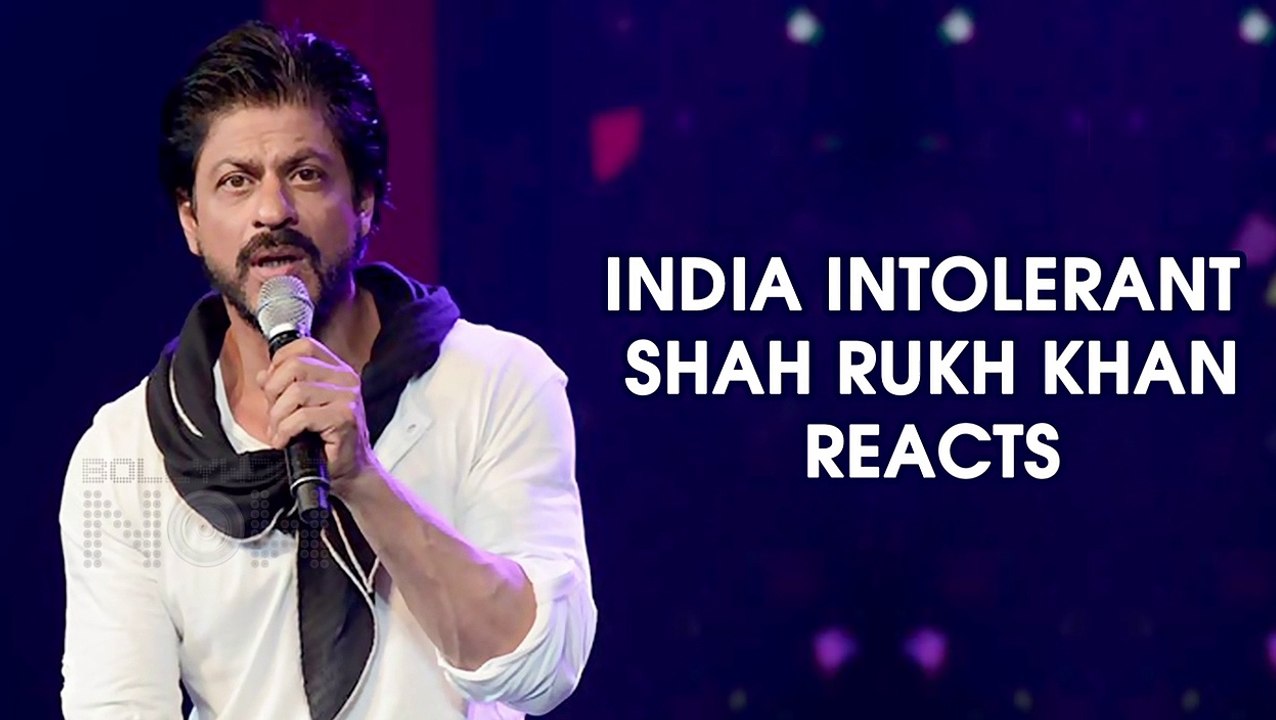 Shahrukh Khan REACTS On His Intolerance Controversy