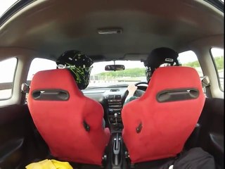 Nasty crash in a Honda Integra DC2 at brands hatch