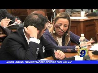 ANDRIA | Bruno: "Amministrazione Giorgino così non va"
