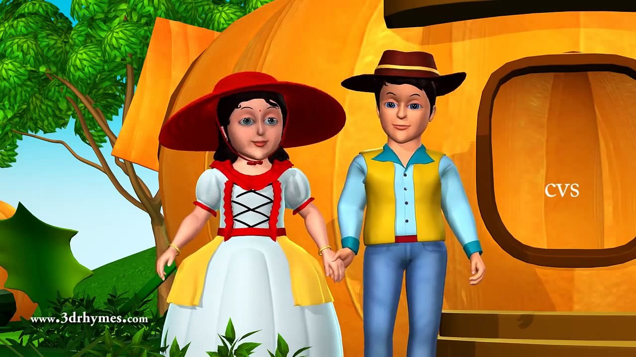 Peter Peter Pumpkin Eater - 3D Animation English Nursery rhyme song for children with lyrics