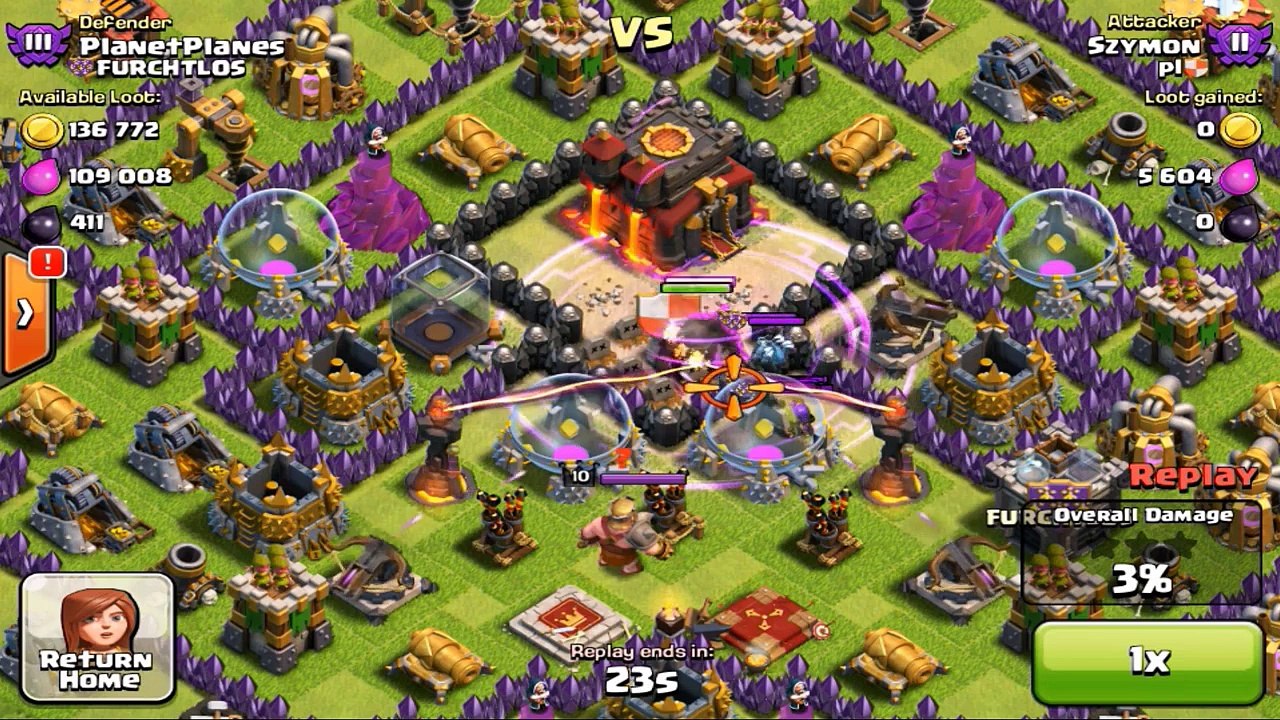 Clash of Clans - #Funny Fails 4 - HogRider Fail + LvL 40 Heros & BlackHole Pekkas and Wizards got 3%