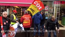 Manifestation des retraités du Calvados