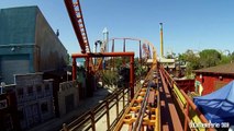 Pony Express front seat on-ride HD POV Knotts Berry Farm