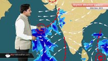 Weather Forecast for November 25: Rainfall in Tamil Nadu and Chennai reduces