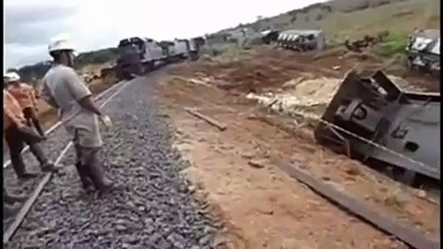 Неудачная буксировка поезда