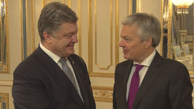 Reynders à Kiev : Tout aussi important d'effectuer une visite en Ukraine