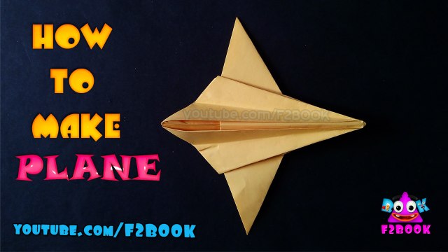 How to Make a Paper Airplane - Paper Folding Instructions