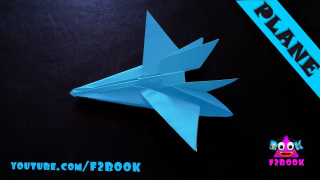 Airplane How to Make Paper Folding - Origami by F2BOOK