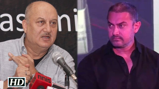 Anupam Kher Slams Aamir Over His Intolerance Remark
