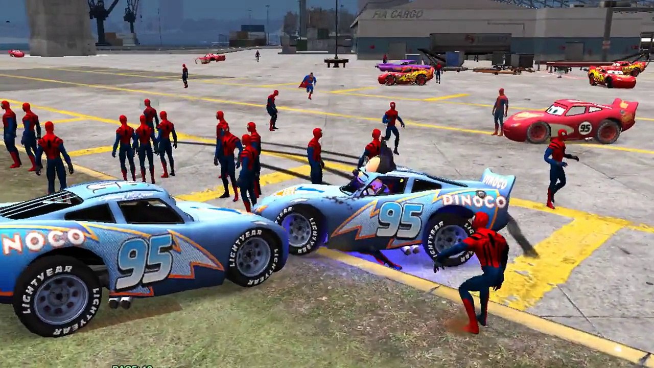 ★ Mickey Mouse Smash Cars ★ Spiderman, Hulk, Ironman ★ Lightning McQueen Pixar Cars
